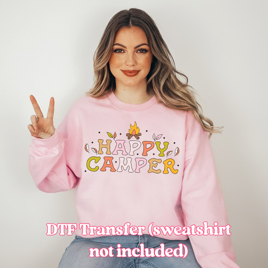 Happy Camper DTF Transfer