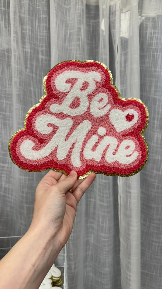 Be Mine Valentine's Day Chenille Patch